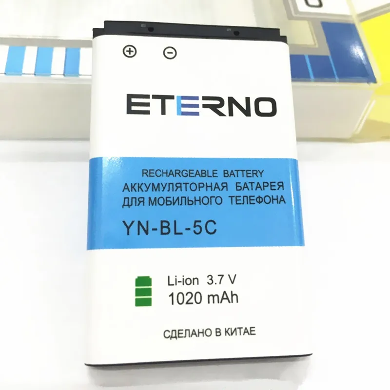 Аккумулятор ETERNO BL 5C BL5C для Nokia N70 N72 E60 N91 3650 6230 1100 2300 3100 5100 6030 1020 мАч|bl5c battery|battery forbattery