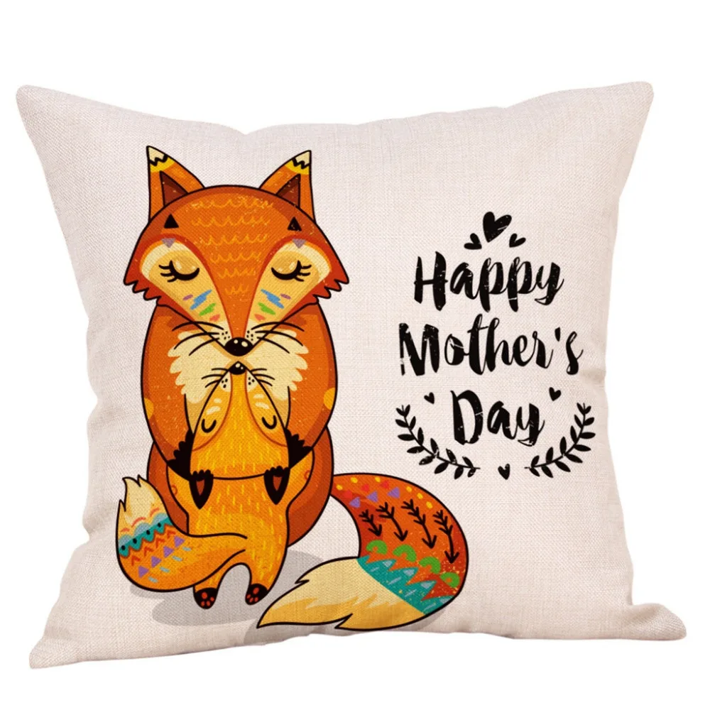 Ouneed New fashion Mother's Day Printing Cotton Linen Pillow Case Cushion Cover Sofa Home Decor | Дом и сад