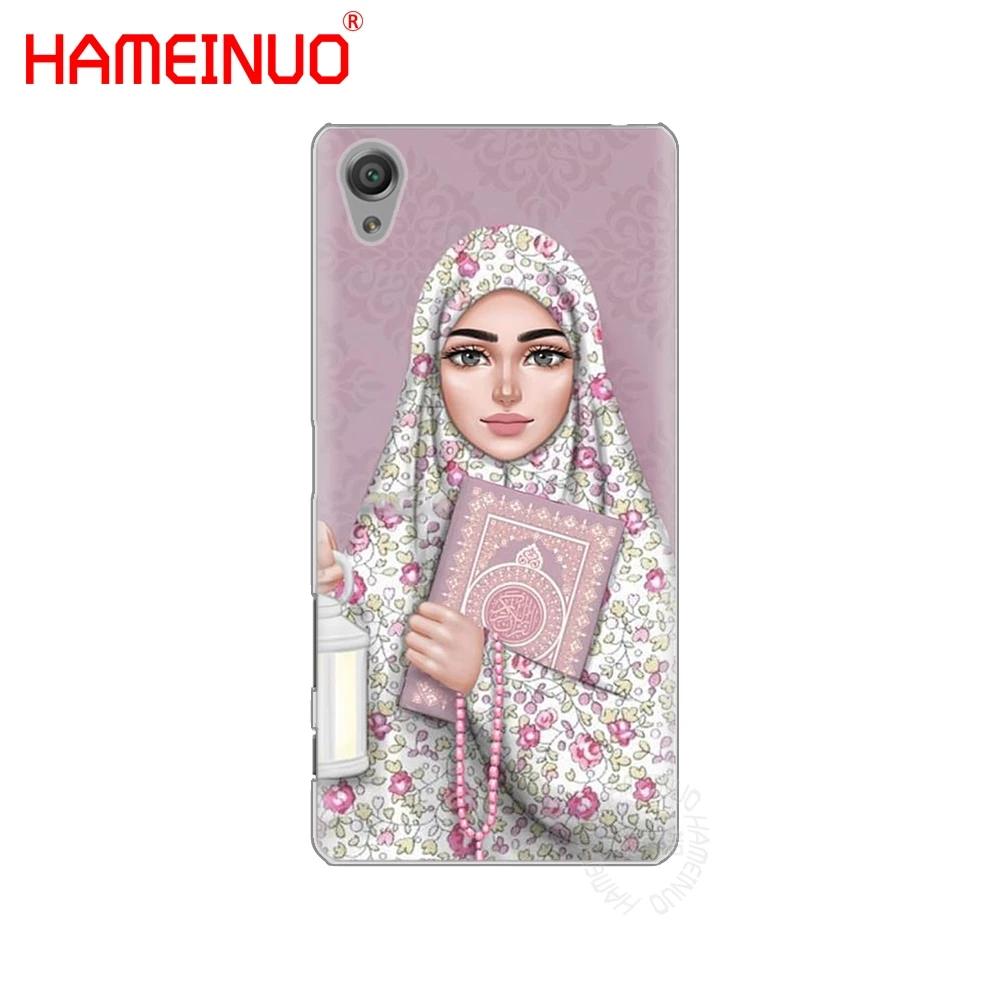 Hijab красивый мусульманский женский чехол для телефона sony xperia C6 XA1 XA2 XA ULTRA X XP L1 L2 XZ1