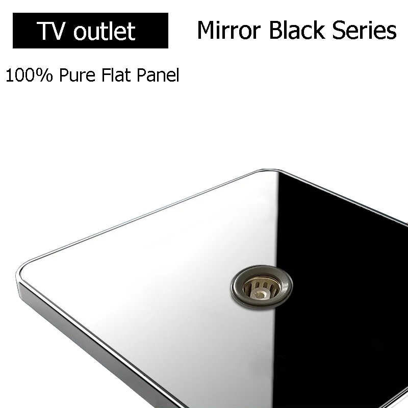 Бренд Coswall роскошная настенная розетка для телевизора акриловая прозрачная