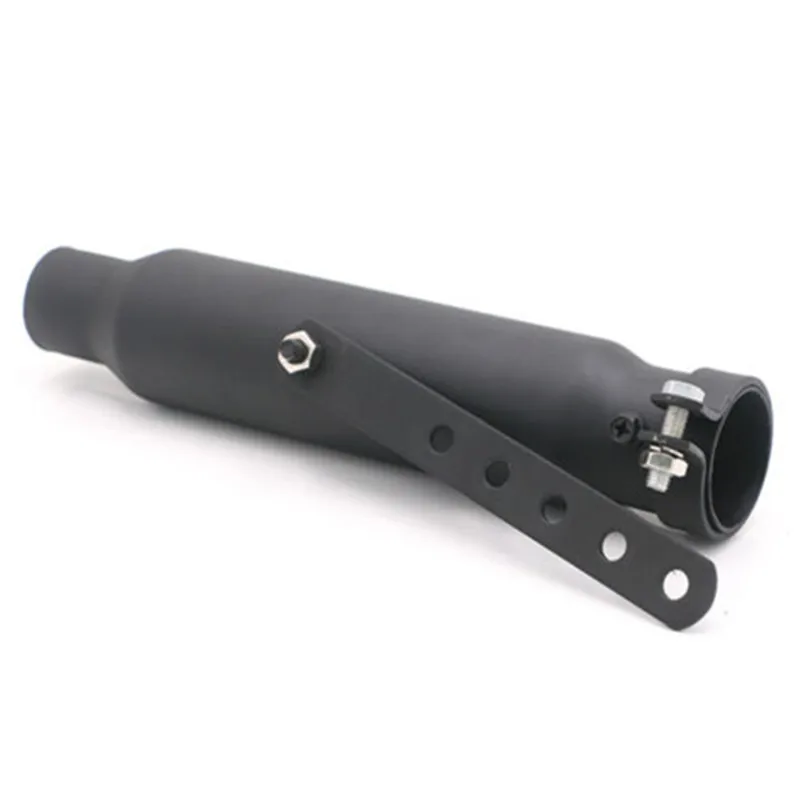 Черный/хром 12 &quotкоротковолновый глушитель выхлопной трубы для Harley Cafe Racer Старый