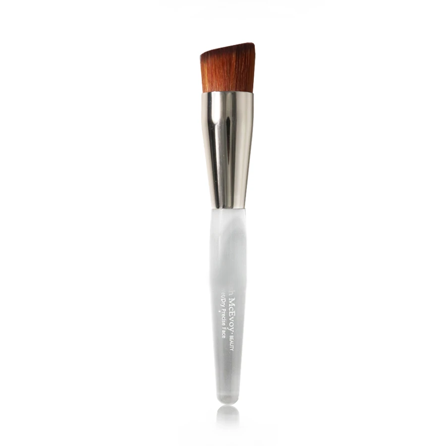 

Deluxe TM Series Wet / Dry Face Foundation Brush Transparent Angled Flat Precise Liquid Makeup Brush Women Beauty Cosmetic Brush