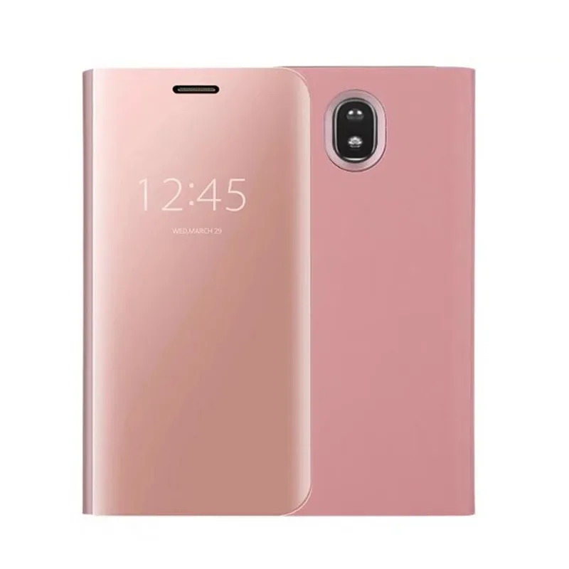 MDFUNDAS зеркало вертикальный стенд крышка для samsung J7 2017 чехол жесткий