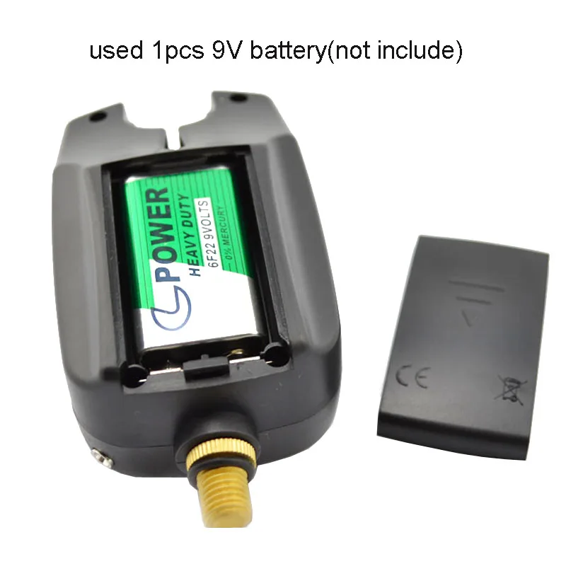 Индикатор укуса рыболовной сигнализации с 8 светодиодный для ловли карпа 4 шт. в