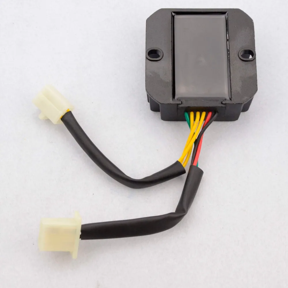 GOOFIT 6 Pin 12V регулятор напряжения Выпрямитель для Honda Elite CH150 CH150D Скутер ATV H055