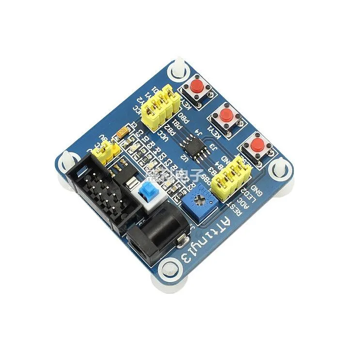 Плата разработки ATtiny13/обучающая плата tiny13/макетная AVR/минимальная системная |