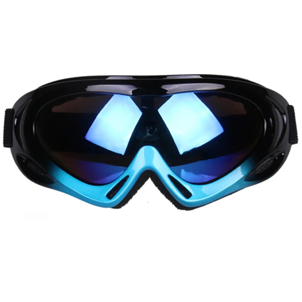 Anti-impact and Anti-wind Eye Protection Safety Glasses Single-deck Ski Goggles with Adjustable Belt For Outdoor Sports | Спорт и