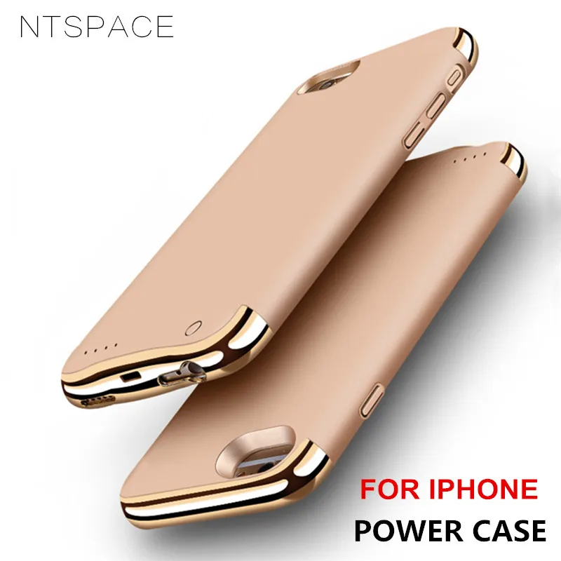 Внешний аккумулятор NTSPACE для iPhone 8 7 6 6S чехол аккумулятора внешний Plus | Мобильные