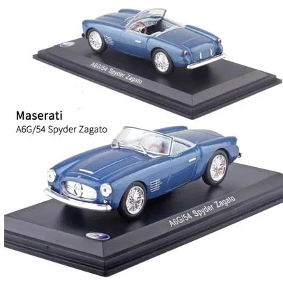 23 1:43 Масштаб итальянский Maseratis литой автомобиль Модель автомобиля игрушки антикварные винтажные спортивные мышцы для детей игрушки подарки оригинальная коробка - Цвет: 23