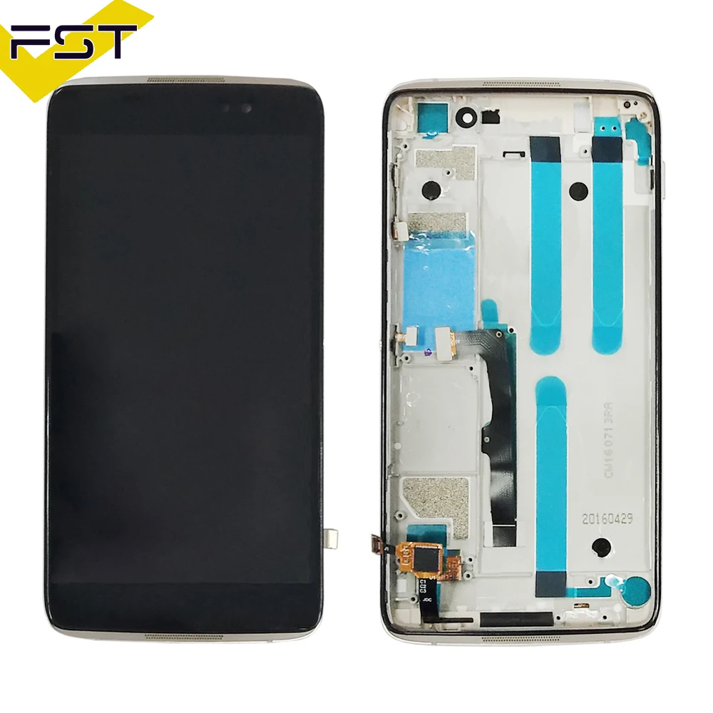 ЖК дисплей + дигитайзер сенсорного экрана с рамкой для Alcatel One Touch Idol 4 LTE 6055 OT6055 6055P