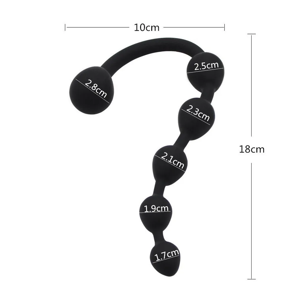Секс игрушки силиконовые тянущиеся бусины задний корт анальный Pull Bads Анальная