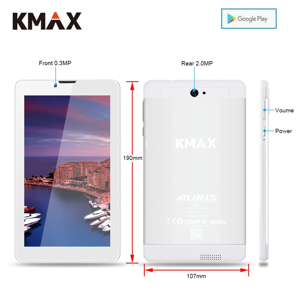 KMAX 7 дюймов 3G Телефонный звонок Android 8 1 планшетный ПК sim карта HD LCD четырехъядерный