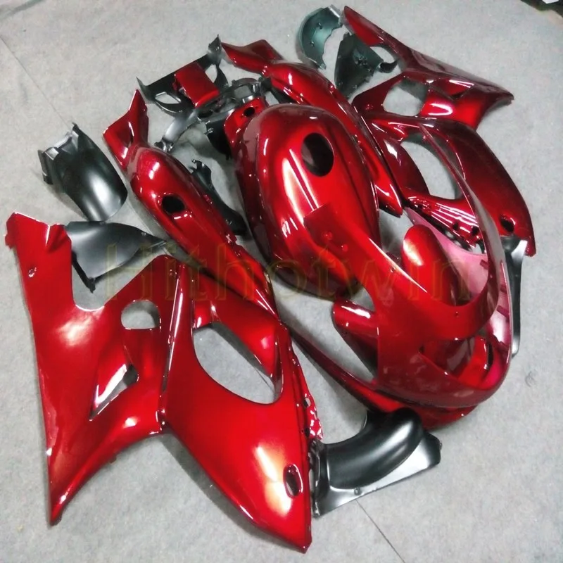 Обтекатель для кузова мотоцикла YZF600R 1997 1998 1999 2000 2001 2002 2003 2004 2005 2006 цвет красный