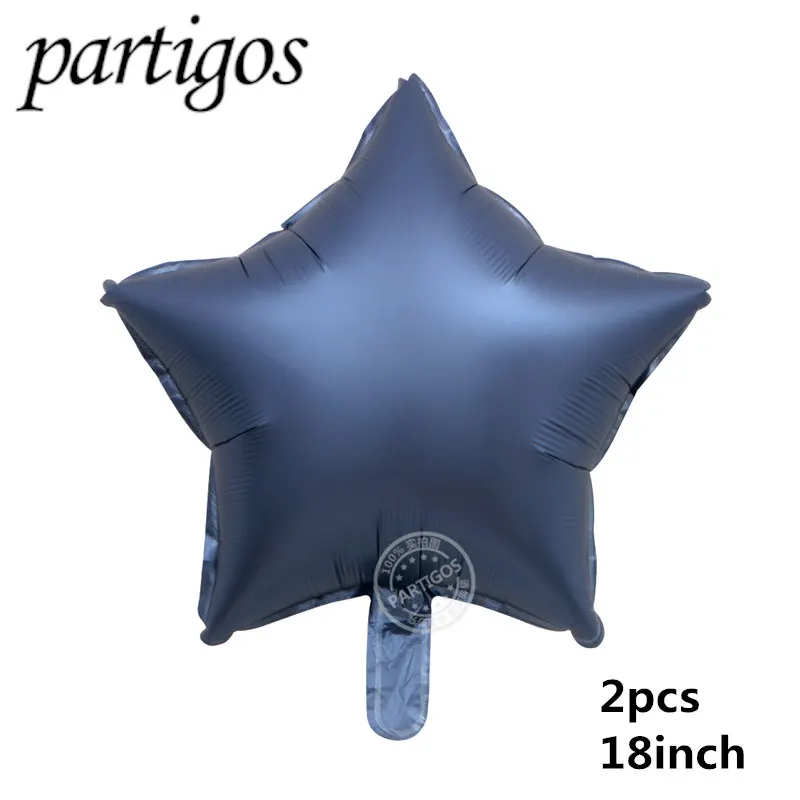2pcs metal blue Вечерние воздушные шары космонавта, воздушные шары из фольги, воздушные шары с изображением Галактики, вечерние праздничные шары с гелием для мальчиков - Цвет: 2pcs metal blue