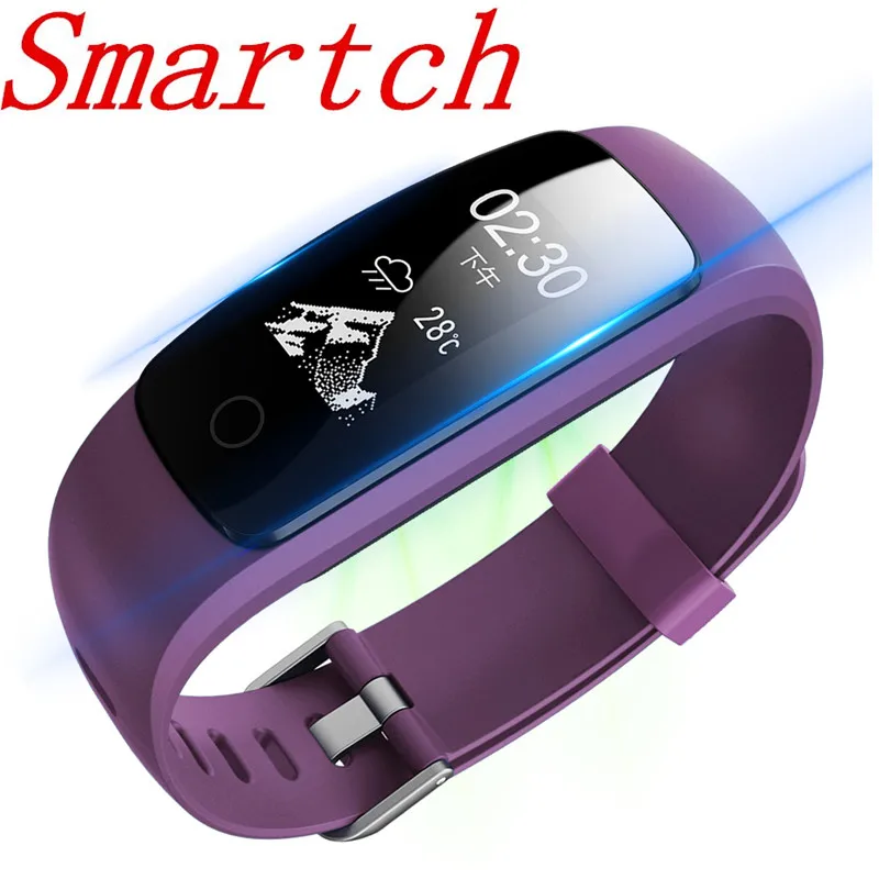 Смарт-браслет Smartch ID107Plus HR пульсометр монитор фитнес-браслет для здоровья трекер