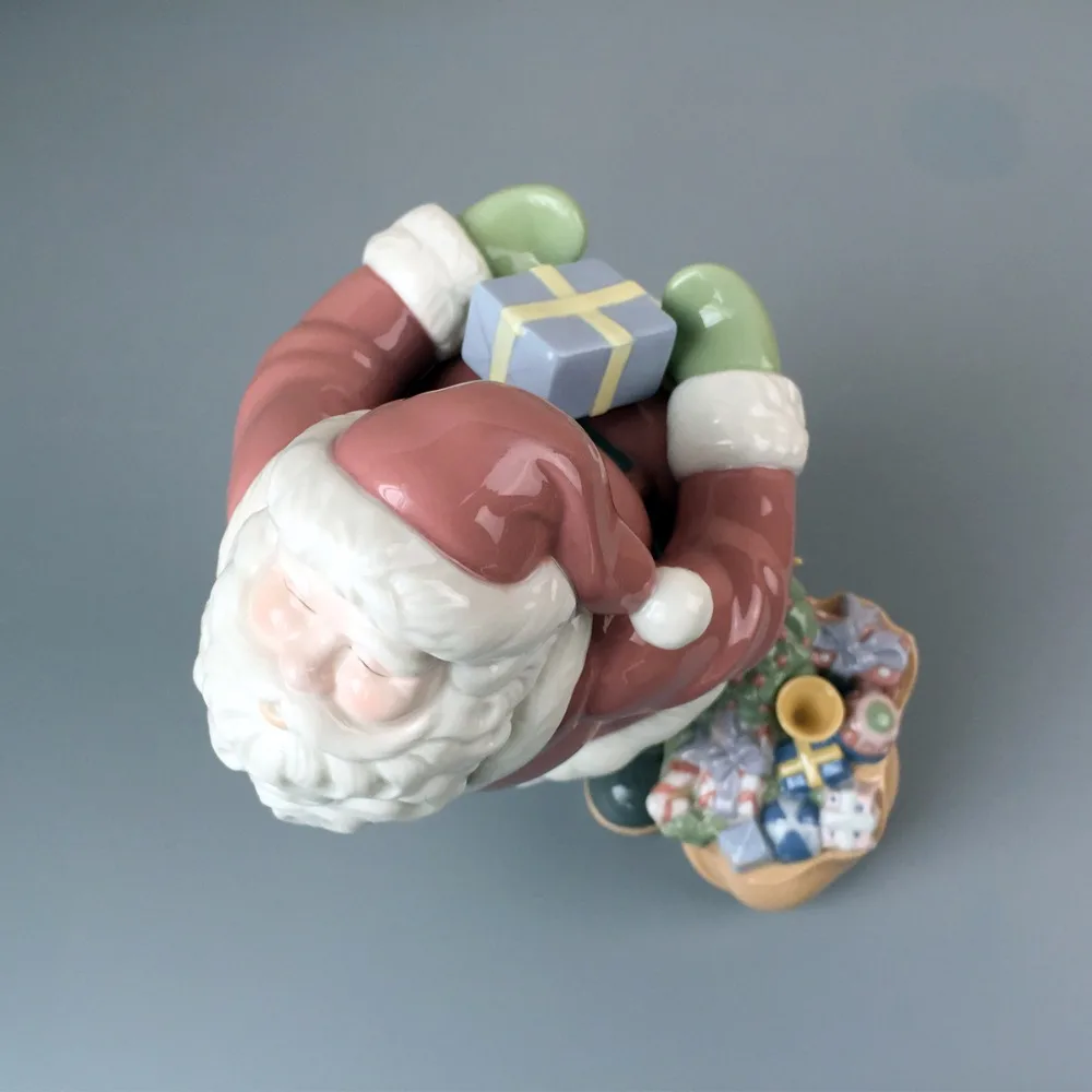 Испанский Керамика ремесла (узоры с Санта Клаусом Творческий дом украшения