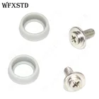 2 комплекта, новые Угловые винты, пластиковые кольца для Panasonic Toughbook CF-19 CF19, угловые винты с пластиковыми кольцами