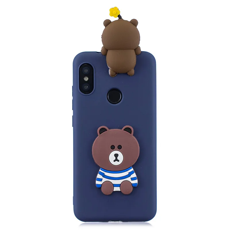 Для xiaomi mi a2 lite чехол для Coque xiaomi mi A2 Lite Xio mi A1 A2 A 2 lite чехол 3D единорог панда кукла мягкий чехол для телефона s