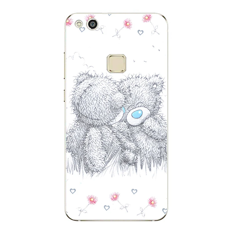 Me To You Bear Стиль тонкий дизайн чехол для Huawei P8 P9 P10 P20 рlus Lite Коврики 9 10 Pro Чехол с