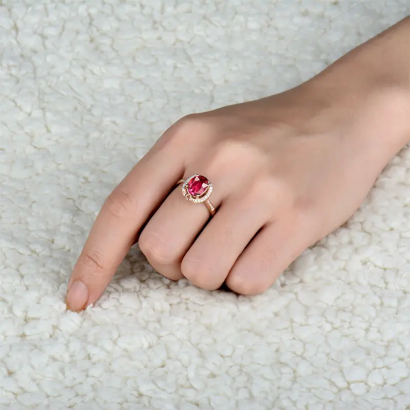 Ювелирные изделия из натуральных бриллиантов твердое золото 8 к розовое с