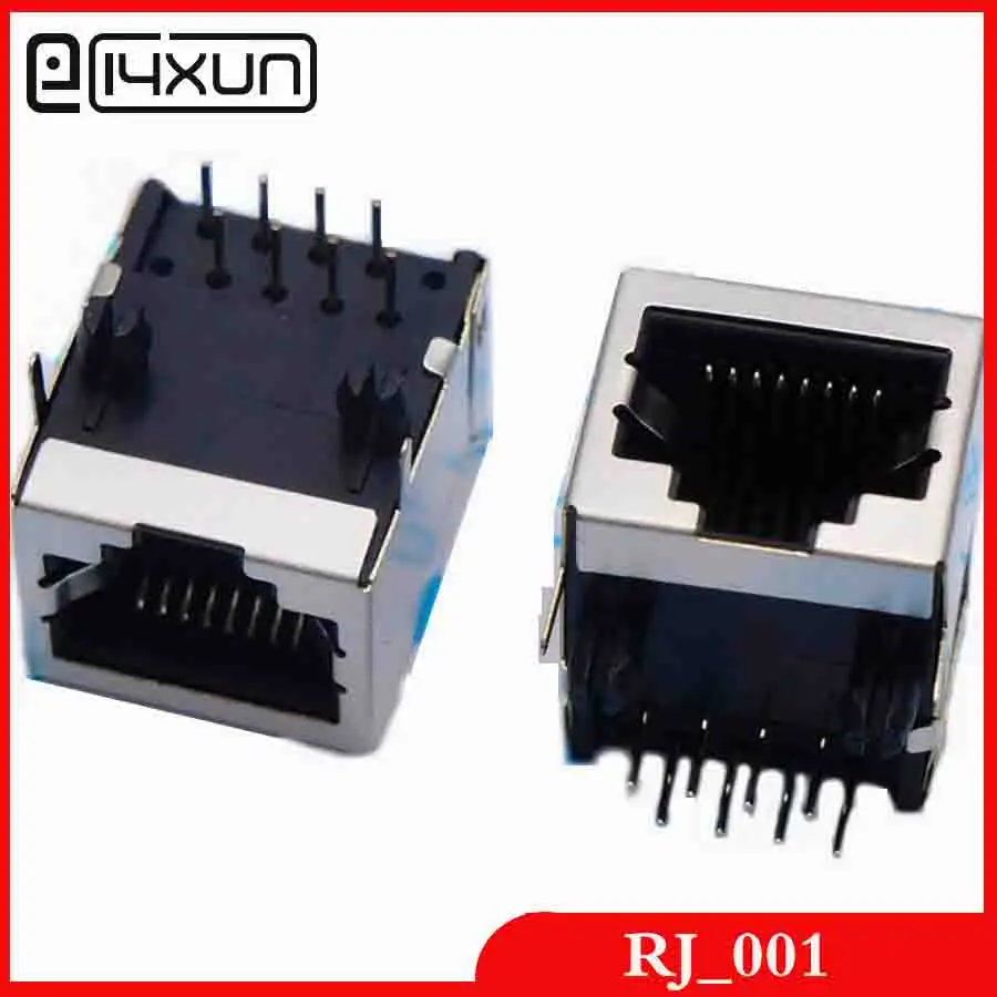 5 шт./лот RJ45 8P8C 18*13 мм Модульная сеть PCB Jack 8P LAN разъем адаптера | Обустройство дома