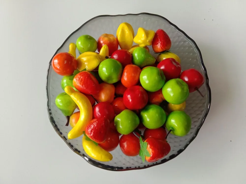 Декоративные реалистичные Мини Искусственные Поддельные фрукты Декор