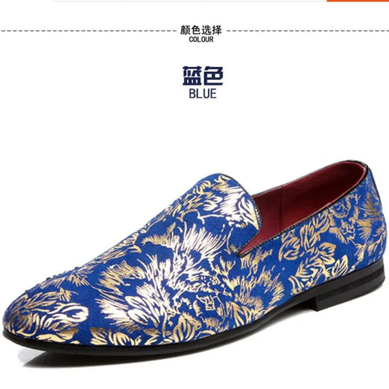 2017 Роскошная брендовая итальянская обувь zapatos hombre мужские синие туфли на плоской