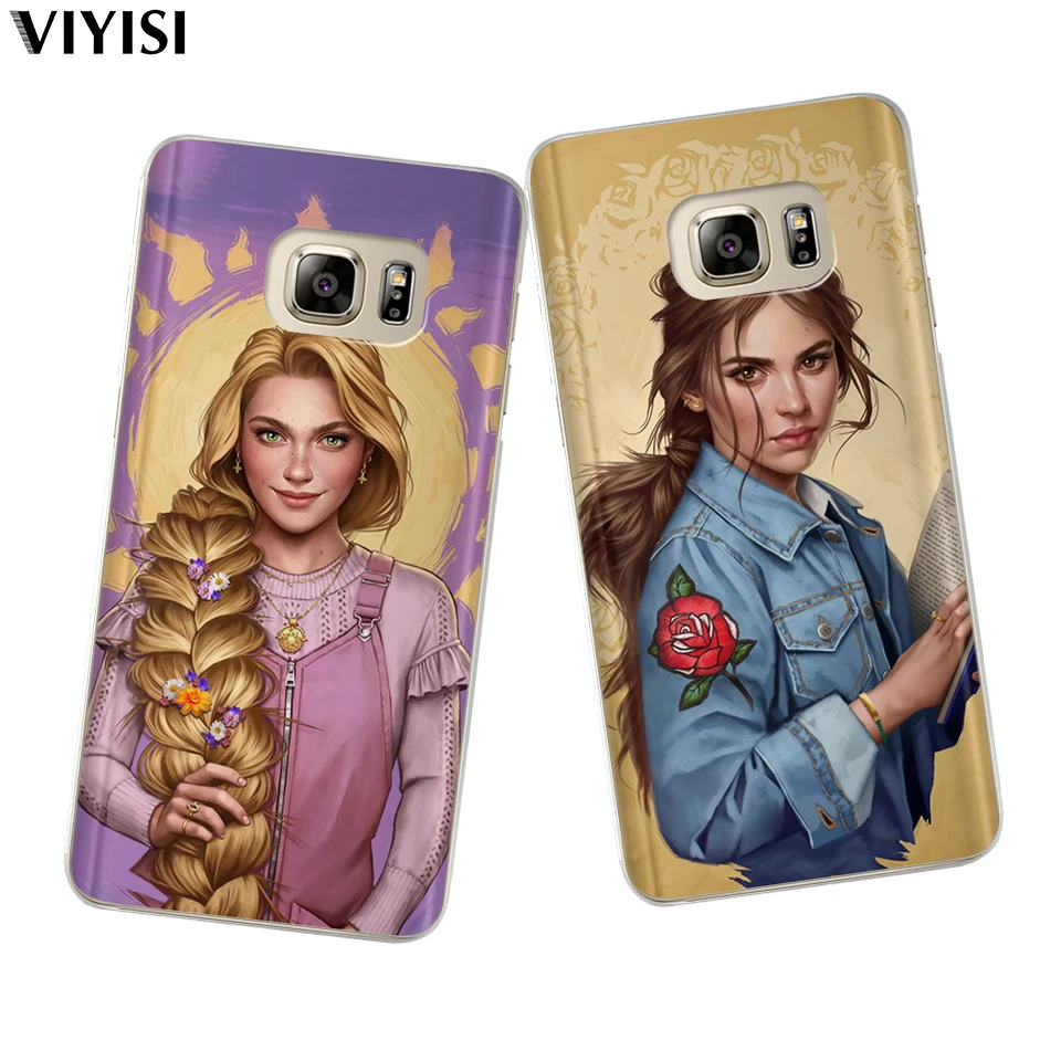 For Samsung Galaxy A30 A50 A10 A20 A40 A70 M10 M20 Coque Modern Princess Snow White Ariel Belle Tinker Bell Etui Phone Case |