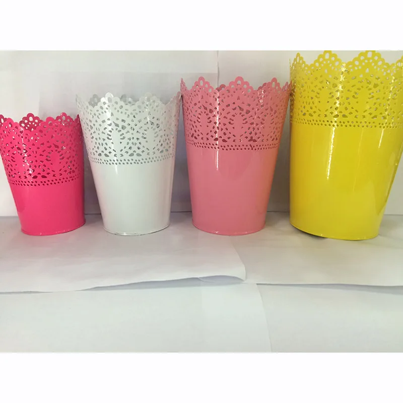 Ваза для цветов и растений горшок кружева выдалбливают Канцтовары ручка