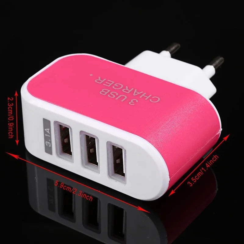 Новое поступление 3 порта USB зарядное устройство портативные зарядные устройства