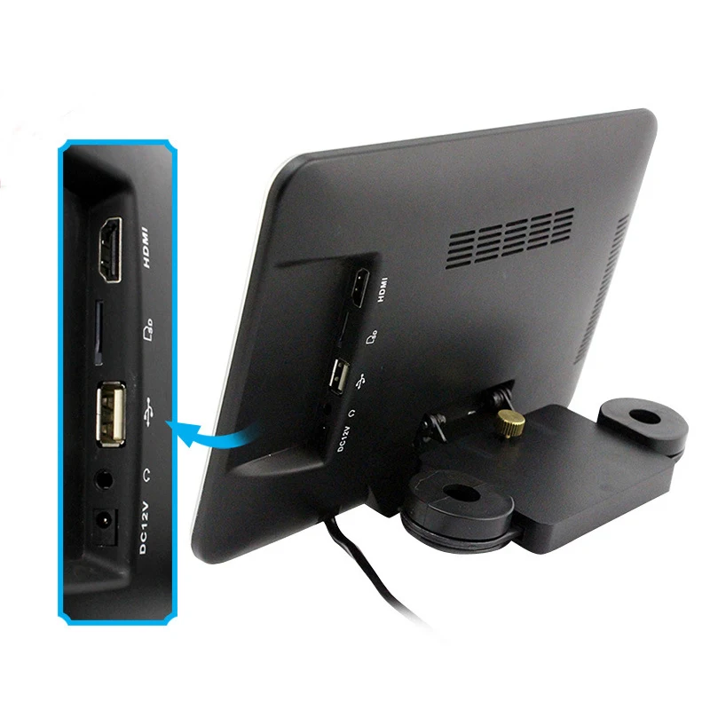 Caroad 2 5 дюймовый Ультратонкий Монитор для автомобильного подголовника MP5 плеер HD 10