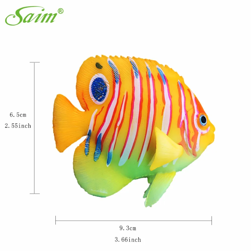 9 3 см Saim Робот Рыба аквариумное украшение для аквариума Искусственная резина