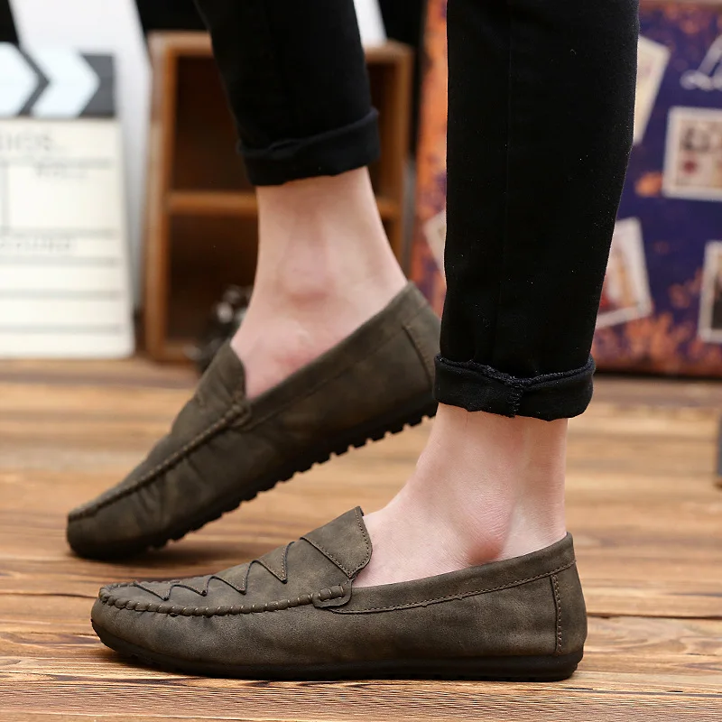 Набор ноги мужская обувь Горох 2018 Весенняя Корейская повседневная для вождения |