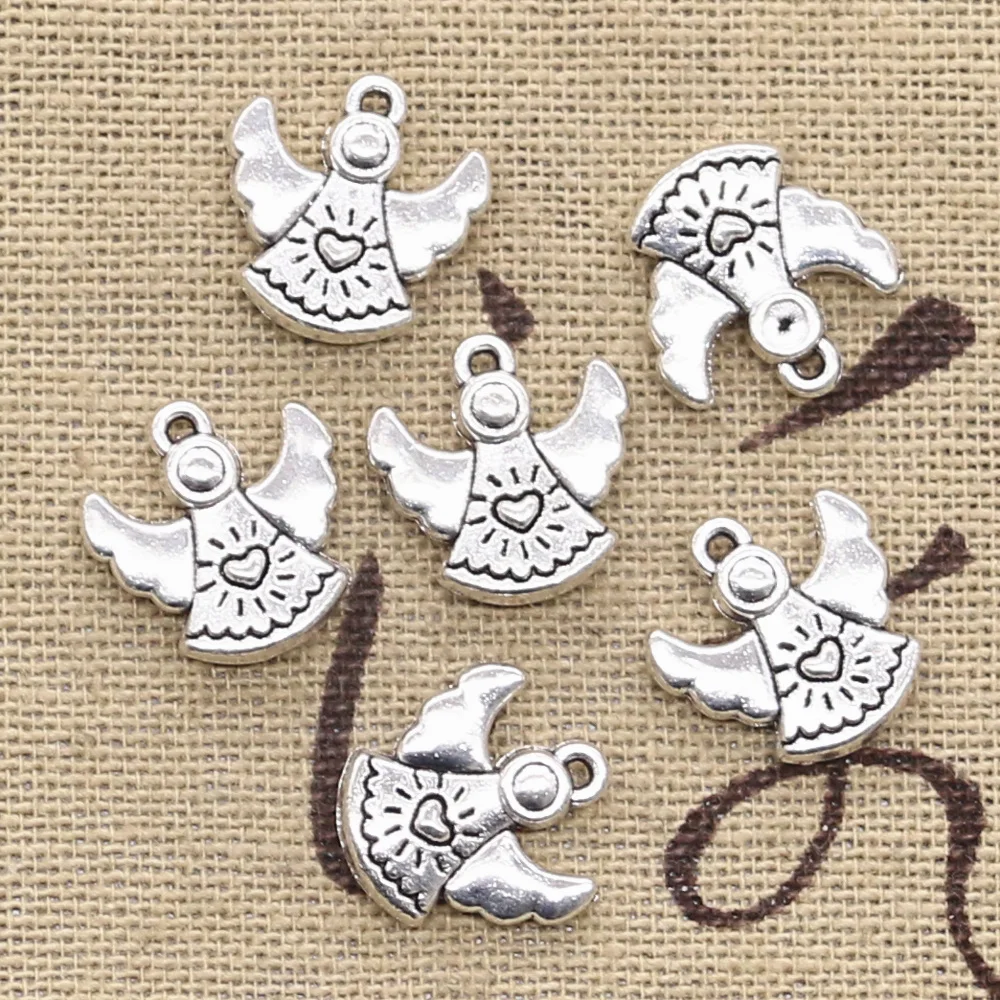 Подвески для рукоделия, тибетские украшения ручной работы, 14x13 мм, 20 шт.