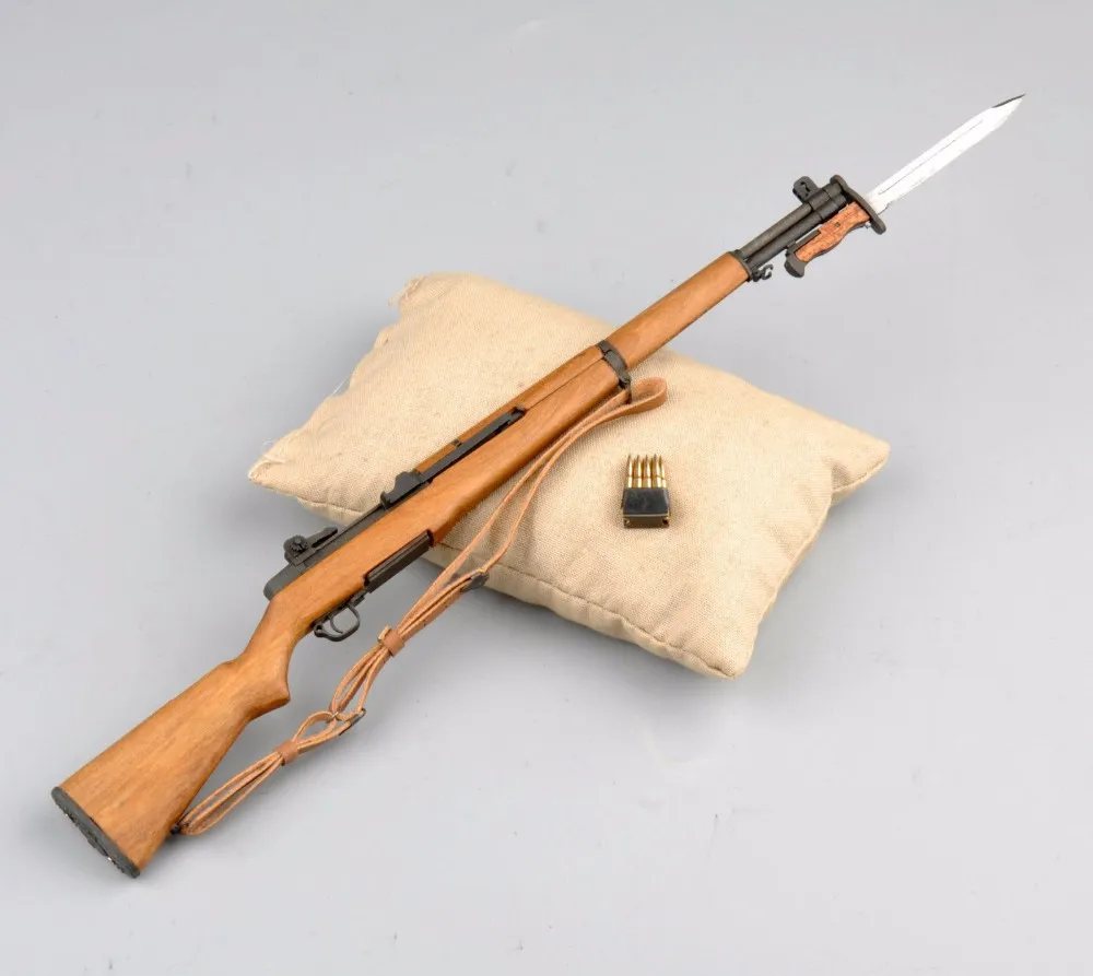 gun with sandbag 1/6 масштаб 1" фигурка солдата аксессуар оружие США винтовка M1 Garand модель игрушки для фигурки - Цвет: gun with sandbag