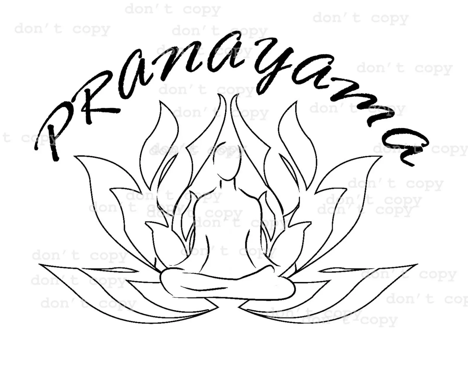 

2019 meditation Pranayama Lotus design spirit art new white t-shirt for man