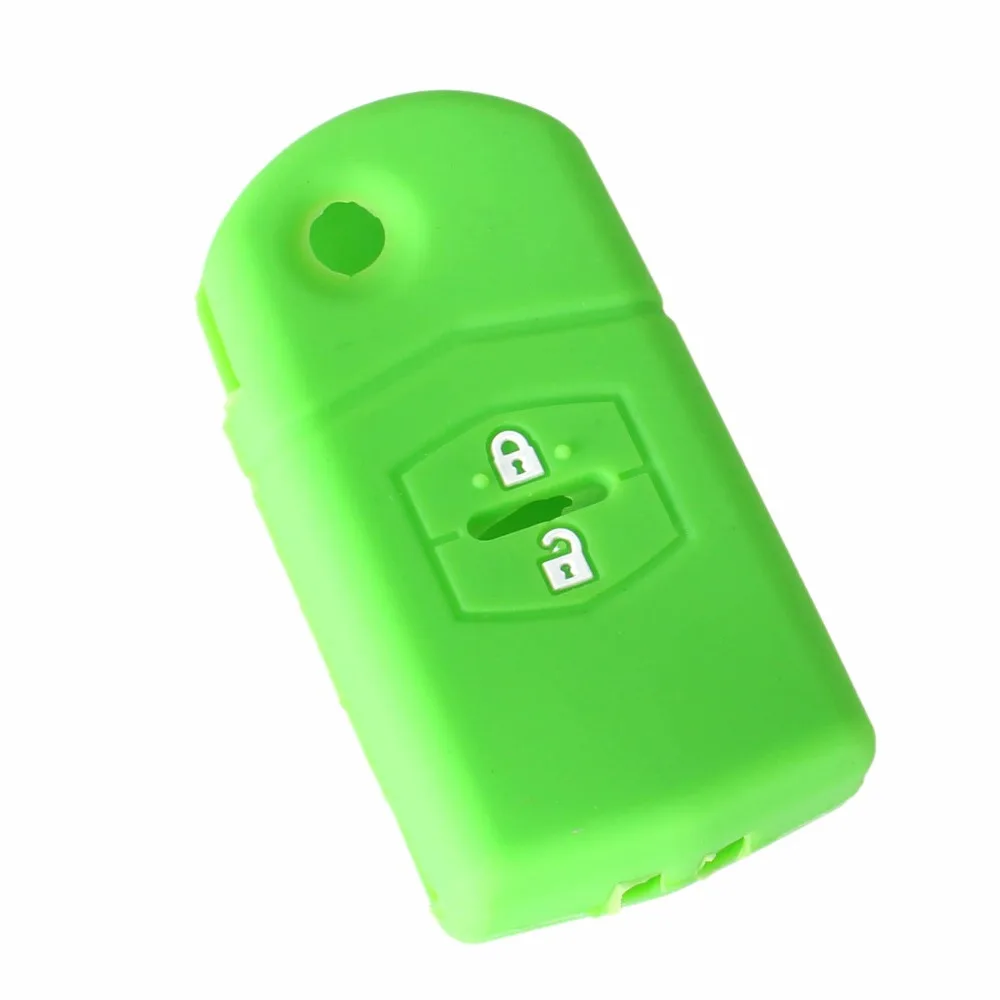 Силиконовый чехол KEYYOU для автомобильного ключа брелок Mazda M2 3 5 M6 8 скоростей с
