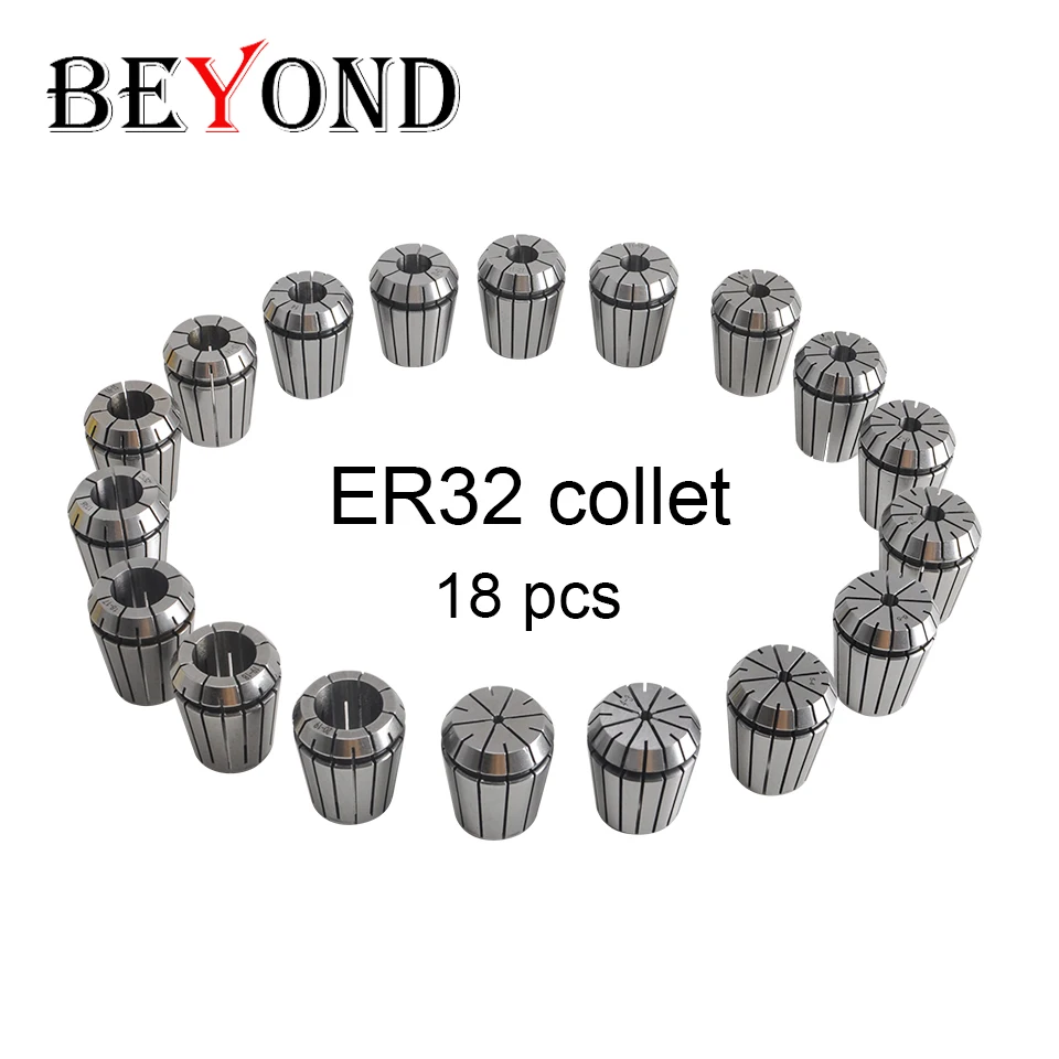 ER32 18 шт ER32-3/4/5/6/7/8/9/10/11/12/13/14/15/16/17/18/19/20 ЧПУ цанговые патроны инструмент Бит