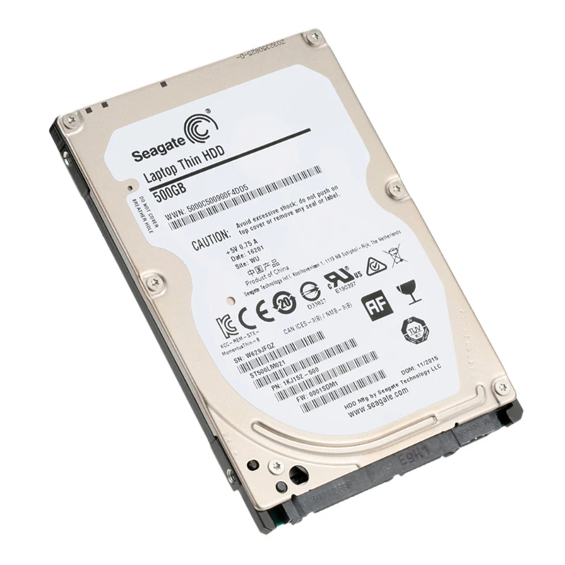 Seagate 500 Гб внутренний HDD жесткий диск для ноутбука привод 7 мм 7200 об./мин. SATA 6 ГБ/сек.