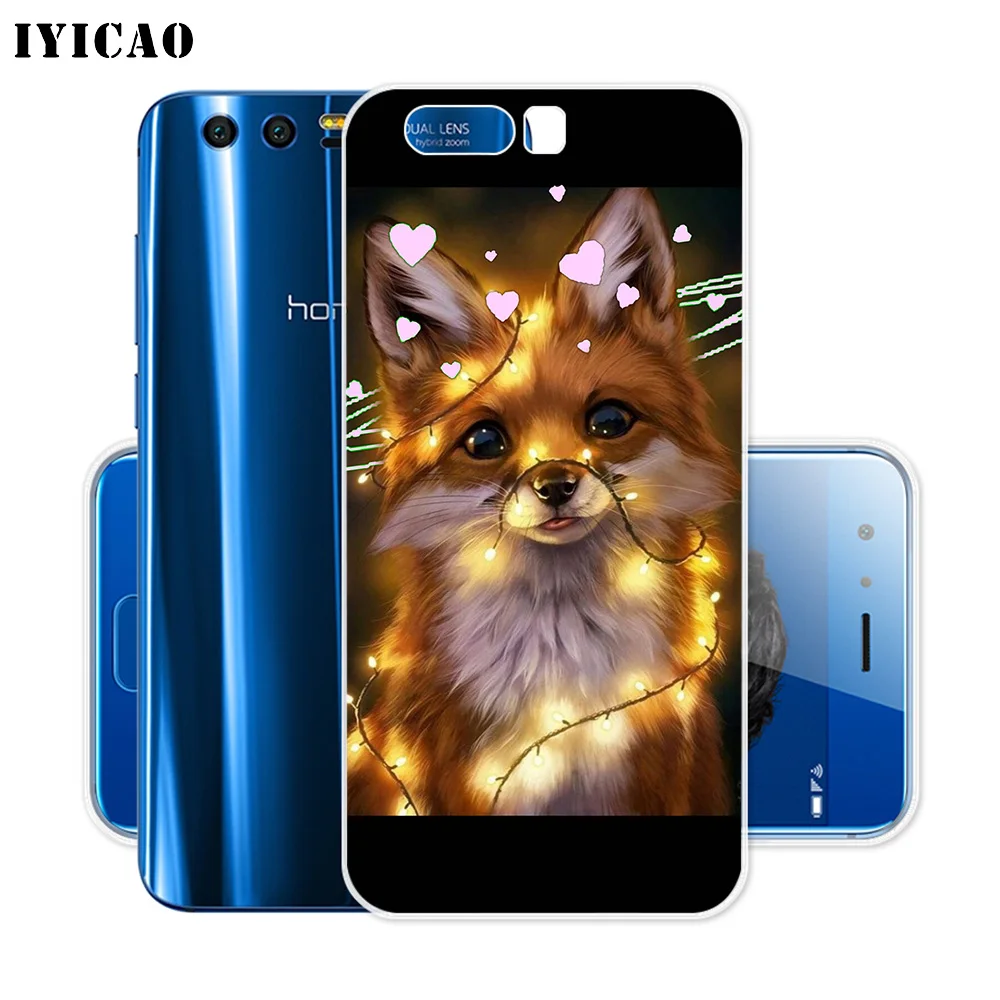Мягкий силиконовый чехол IYICAO для Huawei Y9 Y7 Y6 Prime 2018 Honor 8C 8X 8 9 10 Lite 7X 7C 6A 7A