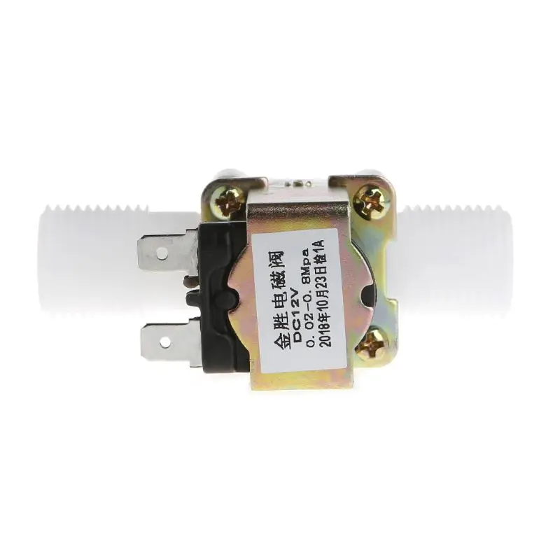 Новый Электрический электромагнитный клапан DC 12V N/C переключатель потока воды и