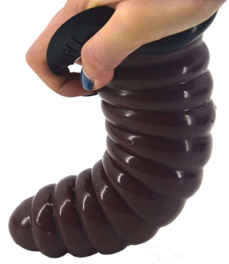 Screw Design Huge Big Anal Plug W Suction Cup G-Spot Stimulator Dildo Large Anus Butt Dilator Adult Sex Toy For Women Men 30815 | Красота и