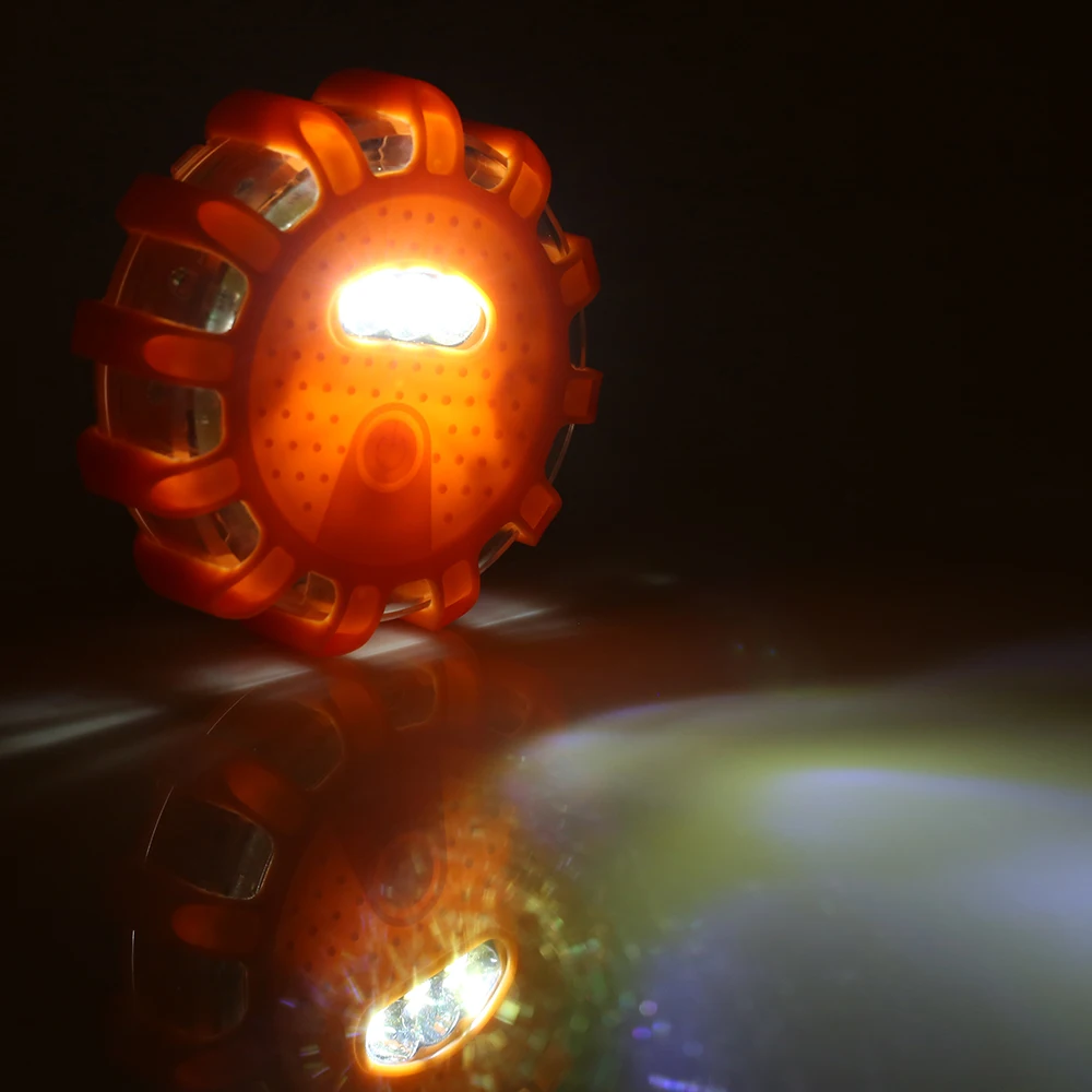 

Мини 15LED 9 режимов аварийная безопасность дорожный фонарь мигающий сигнальный свет магнитное основание дисковый Маяк для автомобиля лодки ...