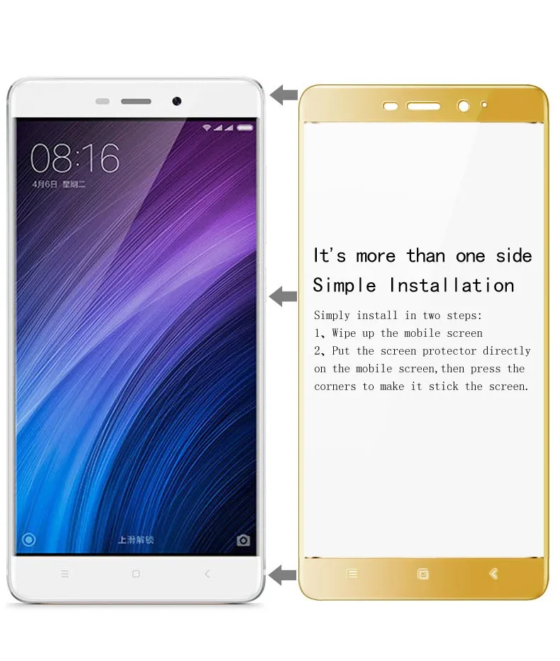 Для Xiaomi Redmi 4 Pro защита экрана iMAK полное покрытие защитная пленка из закаленного