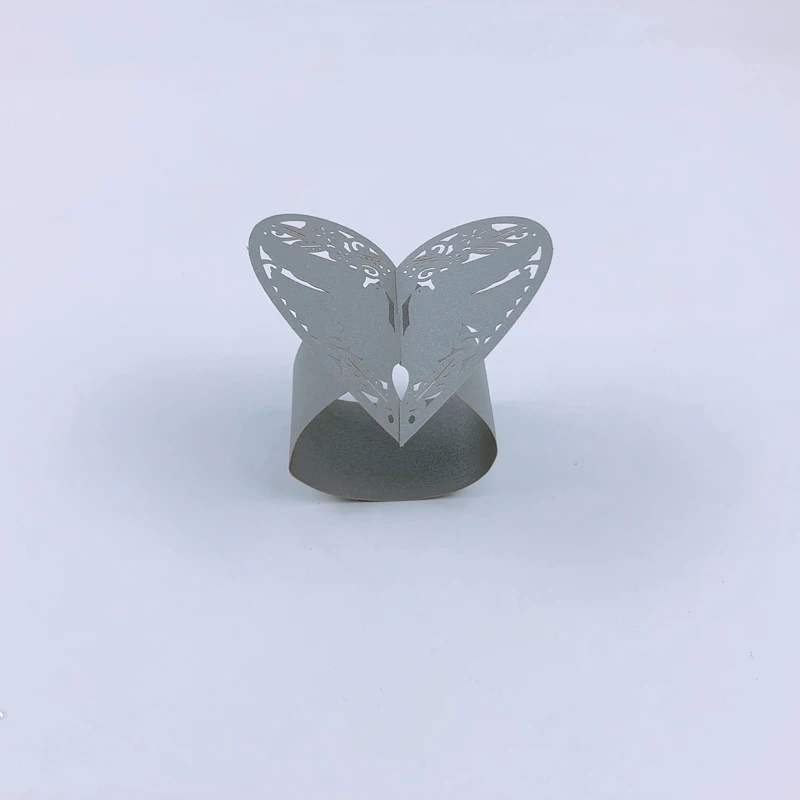 50pcs Pigeon Style Laser Cut Porta Guardanapo Napkin Rings For Wedding Holders Party Favors Table Decoration Supplies | Дом и сад