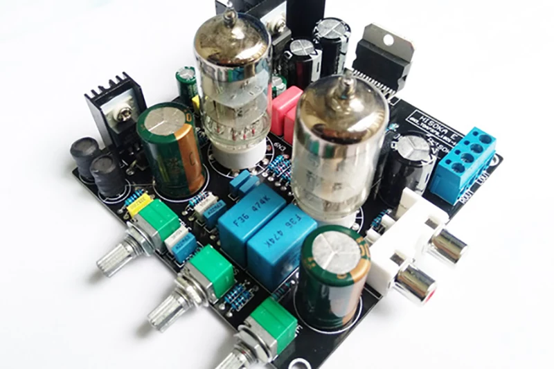 6N3 привод TDA7379 вакуумный ламповый усилитель стерео Hi-Fi усилитель Предварительный усилитель 38 Вт+ 38 Вт DC 12 В