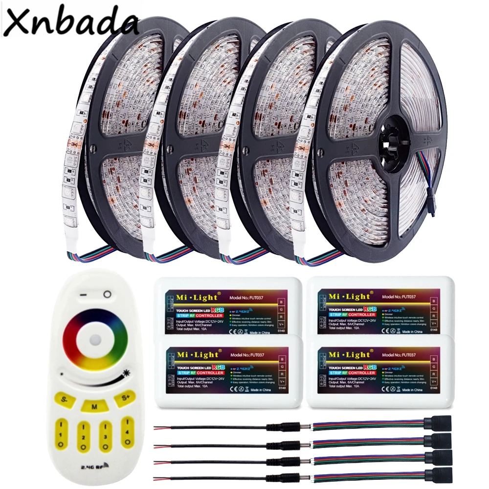 Гибкая светодиодная лента 5050SMD RGB с высосветильник щением 5 м 10 15 20 60 светодиодов