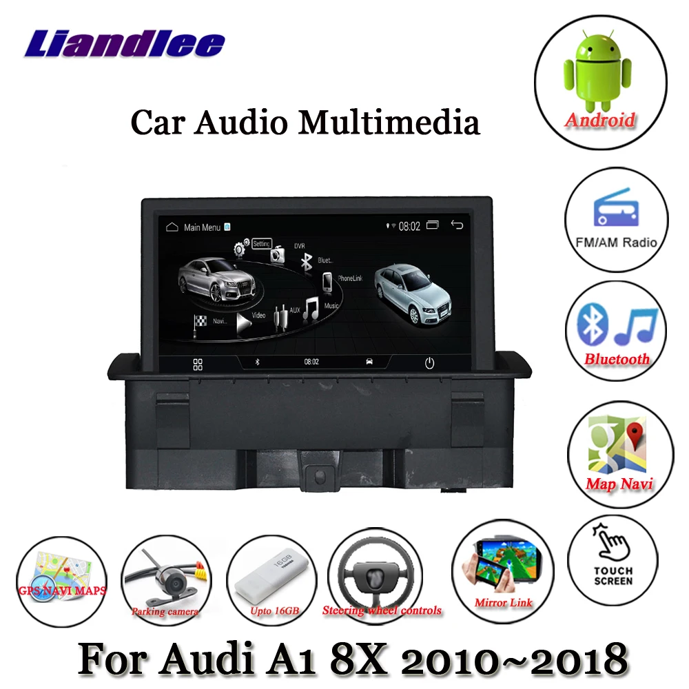 Liandlee автомобильная система Android для Audi A1 8X 2010~ стерео радио DVD tv Carplay камера gps Navi Навигация BT экран мультимедиа