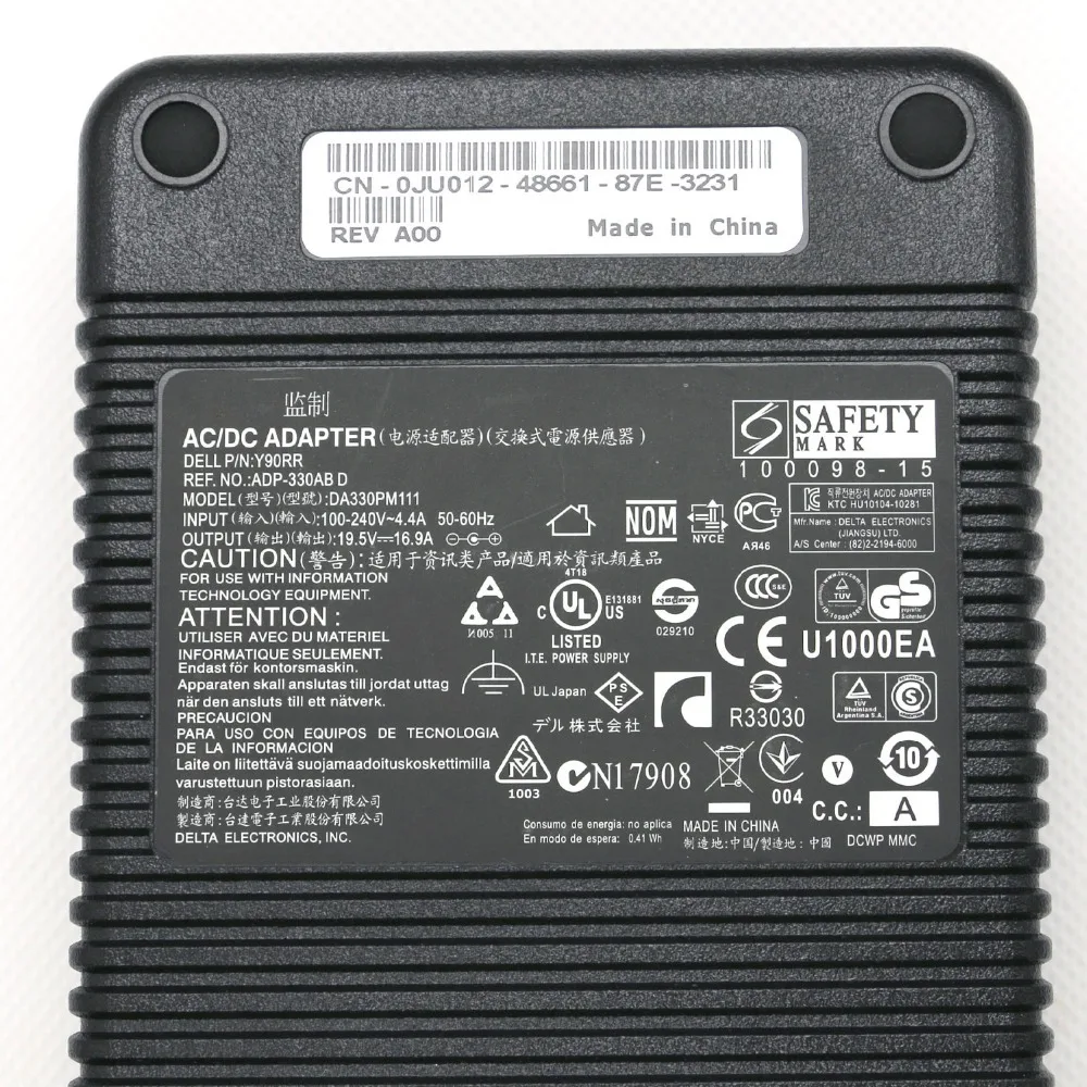 Новый оригинальный блок питания 330 Вт 19 5 в а DA330PM111 для ноутбука Dell ALIENWARE M18X R1 R2 M11X M17