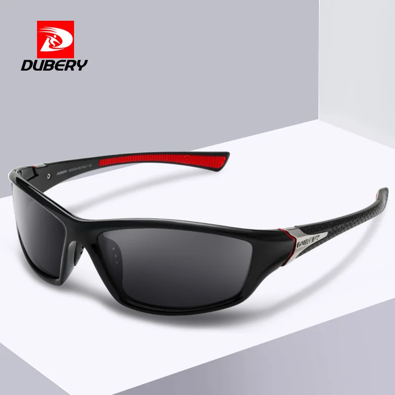 DUBERY Квадратные Солнцезащитные очки для мужчин поляризационные uv400 высокое